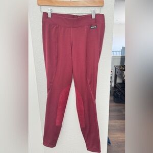 Kerrits Burgundy Riding Tights